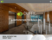 Tablet Screenshot of duffyproperties.com